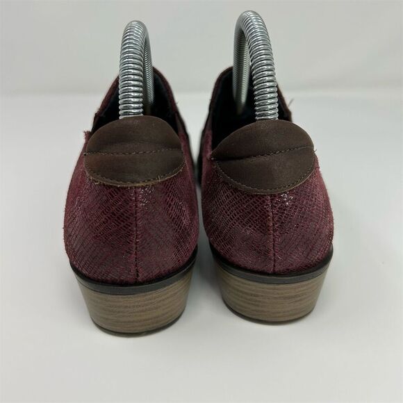 Naot Women's Purple Red Berry Slip-On Loafers Size 39 (US 8) Casual Comfort - Picture 7 of 11